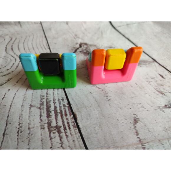 Lot 2 Vintage Mattel 1985 Double Dooz folding transforming block DoubleDooz 80s - Picture 8 of 10